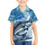 Striper Fishing Family Matching Off The Shoulder Long Sleeve Dress and Hawaiian Shirt Striped Bass Angler - Wonder Print Shop