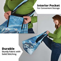 Striper Fishing Grocery Bag Striped Bass Angler - Wonder Print Shop