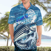 Striper Fishing Hawaiian Shirt Striped Bass Angler - Wonder Print Shop