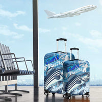 Striper Fishing Luggage Cover Striped Bass Angler - Wonder Print Shop