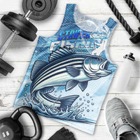 Striper Fishing Men Tank Top Striped Bass Angler - Wonder Print Shop
