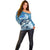 Striper Fishing Off Shoulder Sweater Striped Bass Angler - Wonder Print Shop