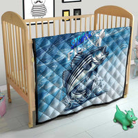 Striper Fishing Quilt Striped Bass Angler - Wonder Print Shop