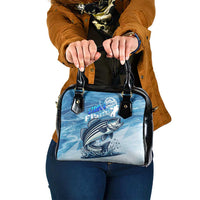 Striper Fishing Shoulder Handbag Striped Bass Angler - Wonder Print Shop