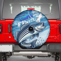 Striper Fishing Spare Tire Cover Striped Bass Angler - Wonder Print Shop
