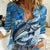 Striper Fishing Women Casual Shirt Striped Bass Angler - Wonder Print Shop