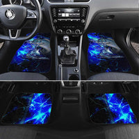 Blue Lightning Striped Bass Car Mats Power Surge Fishing Hook Electric Print - Wonder Print Shop