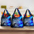 Blue Lightning Striped Bass Grocery Bag Power Surge Fishing Hook Electric Print - Wonder Print Shop