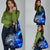 Blue Lightning Striped Bass Grocery Bag Power Surge Fishing Hook Electric Print - Wonder Print Shop