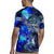 Blue Lightning Striped Bass Rugby Jersey Power Surge Fishing Hook Electric Print - Wonder Print Shop