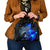 Blue Lightning Striped Bass Shoulder Handbag Power Surge Fishing Hook Electric Print - Wonder Print Shop