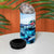 Striped Bass Whisperer 4 in 1 Can Cooler Tumbler Tropical Wave Fishing Design - Wonder Print Shop
