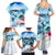 Striped Bass Whisperer Family Matching Summer Maxi Dress and Hawaiian Shirt Tropical Wave Fishing Design - Wonder Print Shop