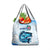 Striped Bass Whisperer Grocery Bag Tropical Wave Fishing Design - Wonder Print Shop