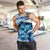 Striped Bass Whisperer Men Tank Top Tropical Wave Fishing Design - Wonder Print Shop
