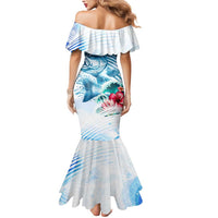 Striped Bass Whisperer Mermaid Dress Tropical Wave Fishing Design - Wonder Print Shop