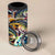 Bass Fishing 4 in 1 Can Cooler Tumbler Tropical Explosion Angler Design - Wonder Print Shop