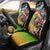 Bass Fishing Car Seat Cover Tropical Explosion Angler Design - Wonder Print Shop