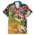 Bass Fishing Family Matching Mermaid Dress and Hawaiian Shirt Tropical Explosion Angler Design - Wonder Print Shop