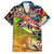Bass Fishing Family Matching Puletasi and Hawaiian Shirt Tropical Explosion Angler Design - Wonder Print Shop