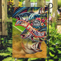 Bass Fishing Garden Flag Tropical Explosion Angler Design - Wonder Print Shop
