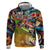 Bass Fishing Hoodie Tropical Explosion Angler Design - Wonder Print Shop