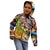 Bass Fishing Kid Hoodie Tropical Explosion Angler Design - Wonder Print Shop