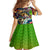Bass Fishing Kid Short Sleeve Dress Tropical Explosion Angler Design - Wonder Print Shop