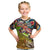 Bass Fishing Kid T Shirt Tropical Explosion Angler Design - Wonder Print Shop