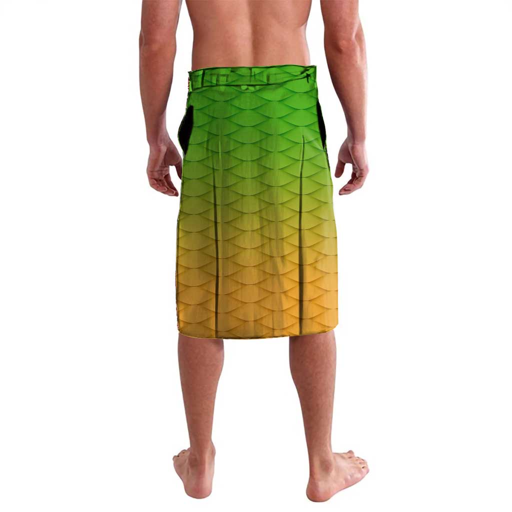Bass Fishing Lavalava Tropical Explosion Angler Design - Wonder Print Shop
