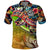 Bass Fishing Polo Shirt Tropical Explosion Angler Design - Wonder Print Shop