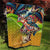 Bass Fishing Quilt Tropical Explosion Angler Design - Wonder Print Shop