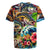 Bass Fishing Rugby Jersey Tropical Explosion Angler Design - Wonder Print Shop