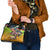 Bass Fishing Shoulder Handbag Tropical Explosion Angler Design - Wonder Print Shop