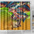 Bass Fishing Shower Curtain Tropical Explosion Angler Design - Wonder Print Shop