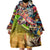 Bass Fishing Wearable Blanket Hoodie Tropical Explosion Angler Design - Wonder Print Shop