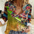 Bass Fishing Women Casual Shirt Tropical Explosion Angler Design - Wonder Print Shop