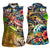 Bass Fishing Women Sleeveless Polo Shirt Tropical Explosion Angler Design - Wonder Print Shop