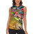 Bass Fishing Women Sleeveless Polo Shirt Tropical Explosion Angler Design - Wonder Print Shop
