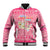 Merry Christmas Canada Baseball Jacket Xmas Travel Map - Wonder Print Shop