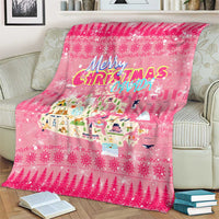 Merry Christmas Canada Blanket Xmas Travel Map - Wonder Print Shop