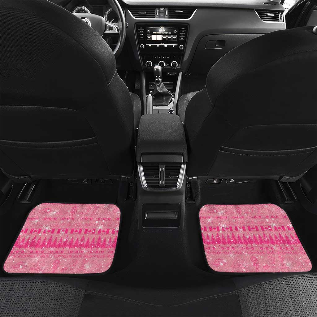 Merry Christmas Canada Car Mats Xmas Travel Map - Wonder Print Shop