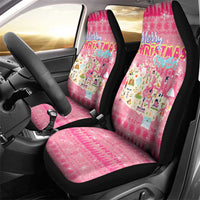 Merry Christmas Canada Car Seat Cover Xmas Travel Map - Wonder Print Shop