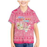 Merry Christmas Canada Family Matching Mermaid Dress and Hawaiian Shirt Xmas Travel Map - Wonder Print Shop