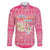 Merry Christmas Canada Family Matching Off The Shoulder Long Sleeve Dress and Hawaiian Shirt Xmas Travel Map - Wonder Print Shop