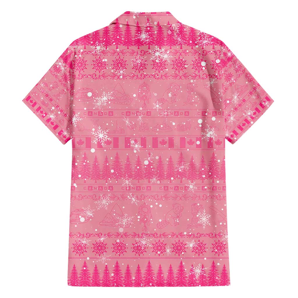 Merry Christmas Canada Family Matching Off Shoulder Maxi Dress and Hawaiian Shirt Xmas Travel Map - Wonder Print Shop