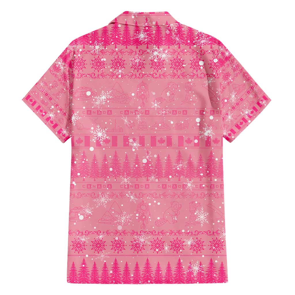 Merry Christmas Canada Hawaiian Shirt Xmas Travel Map - Wonder Print Shop