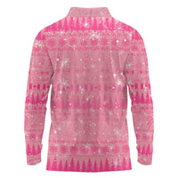 Merry Christmas Canada Long Sleeve Polo Shirt Xmas Travel Map - Wonder Print Shop