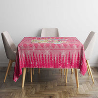 Merry Christmas Canada Tablecloth Xmas Travel Map - Wonder Print Shop