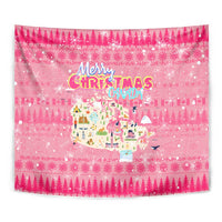 Merry Christmas Canada Tapestry Xmas Travel Map - Wonder Print Shop